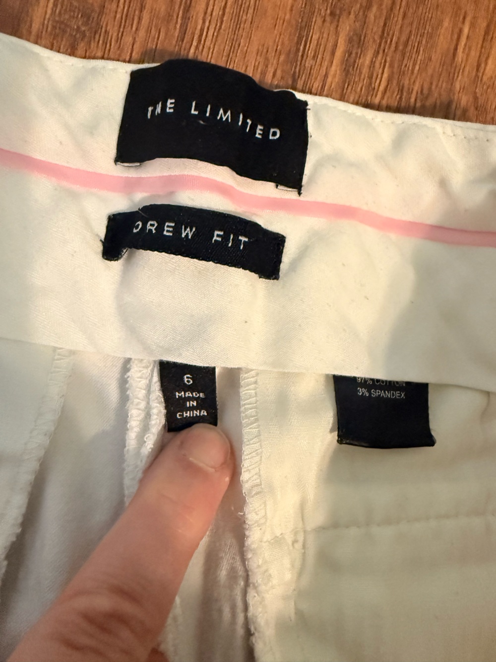 White Bermuda Shorts - Picture 3 of 4